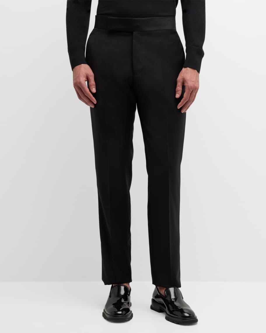 Mens Wool Tuxedo Trousers Product Image