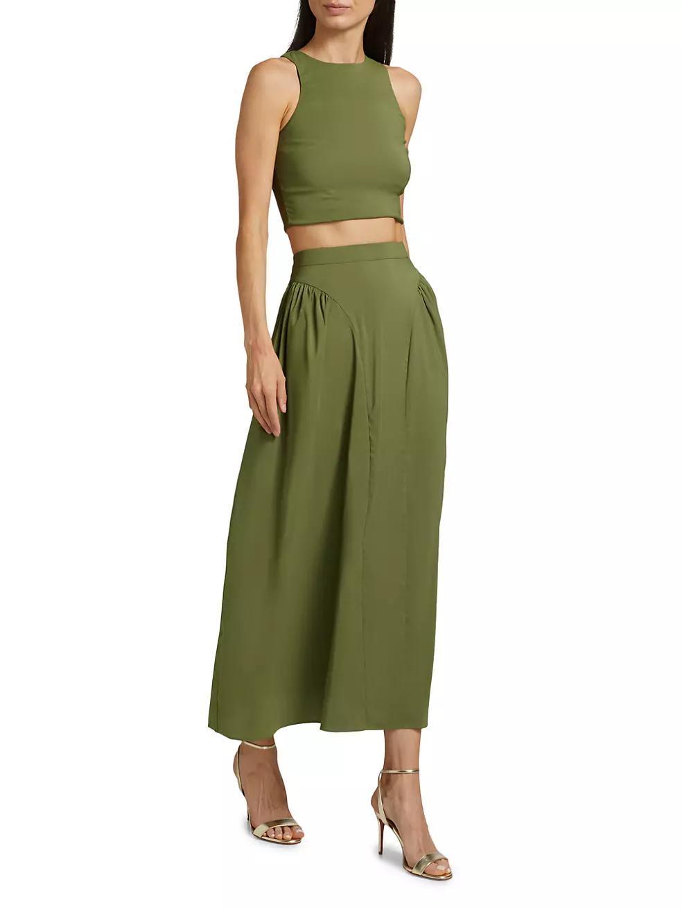 Seraphine Satin Maxi Skirt Product Image