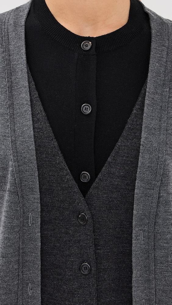 Monse Trompe L'oeil Layered Cardigan | Shopbop Product Image