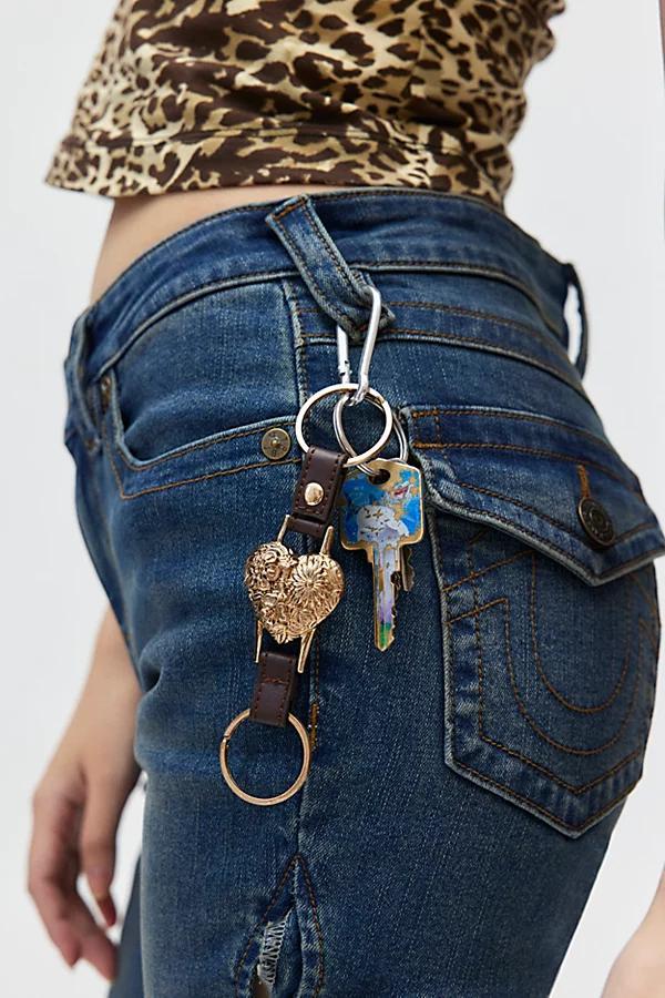 Western Leather Keychain Womens at Urban Outfitters Product Image