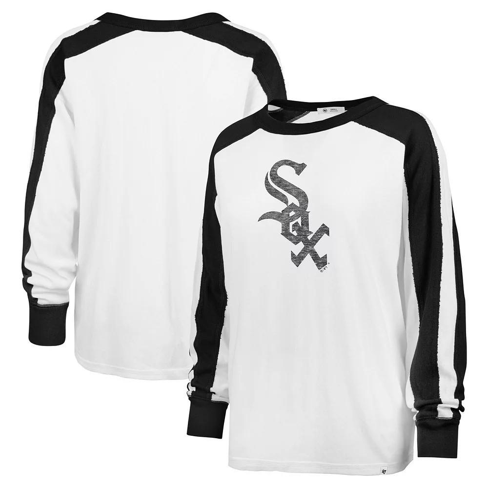 Women's '47 White Chicago White Sox Premier Caribou Long Sleeve T-Shirt, Size: Large Product Image