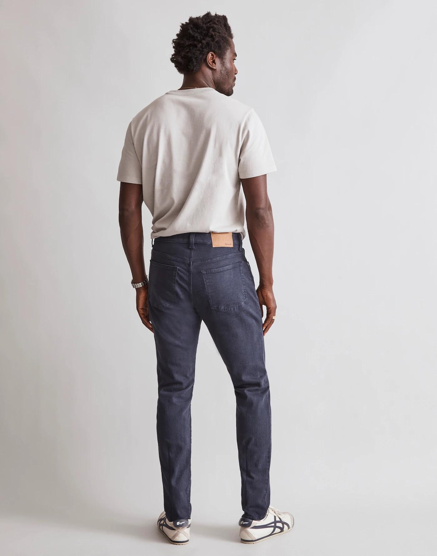 Garment-Dyed Athletic Slim Jeans Product Image