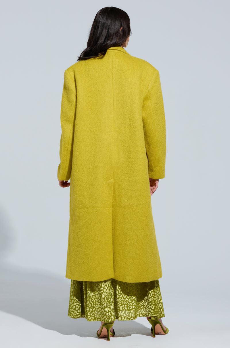 PHOEBE OVERSIZED TRENCH IN GREEN Product Image