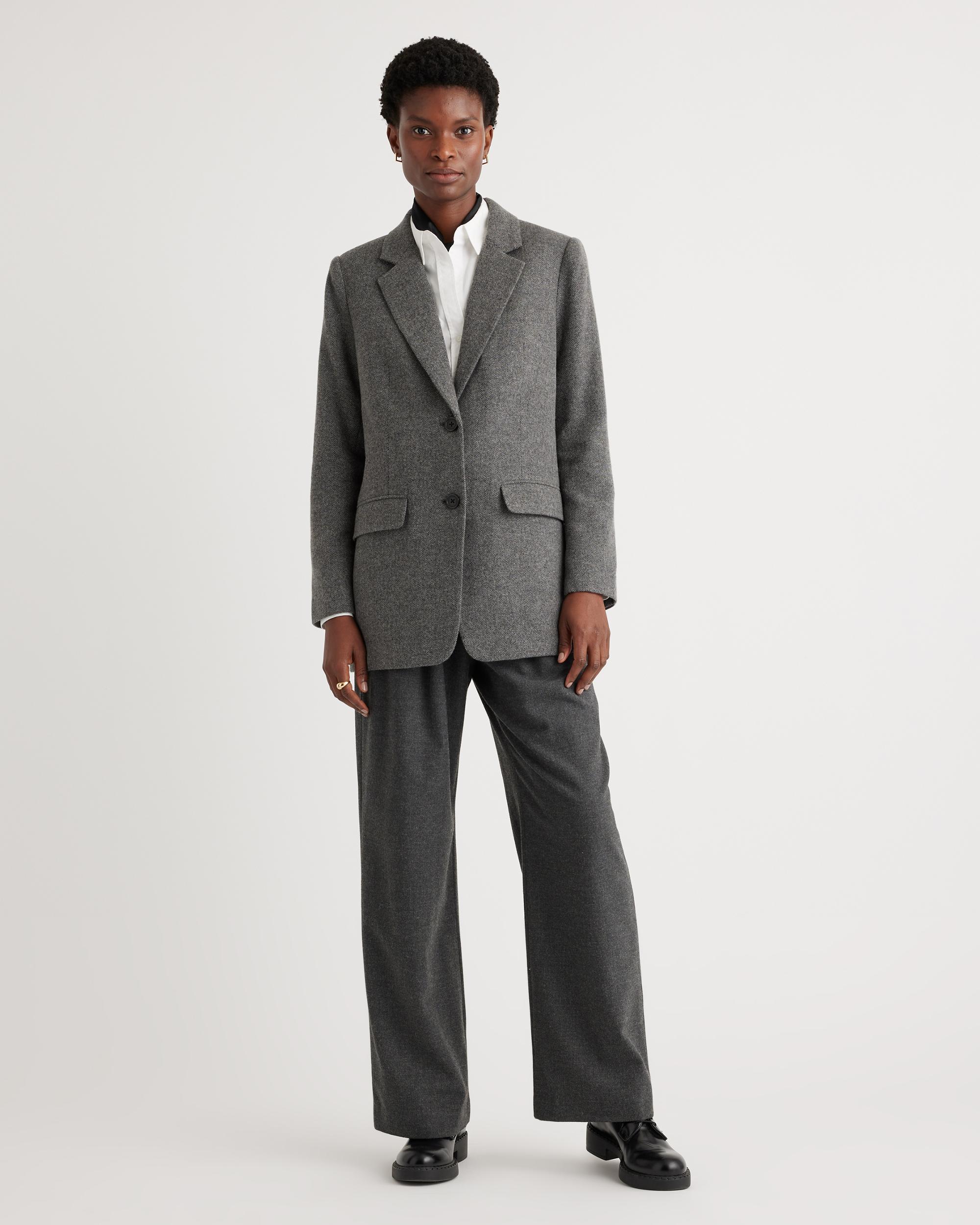 Quince | Women's Italian Wool OverSized Blazer Size XS Product Image