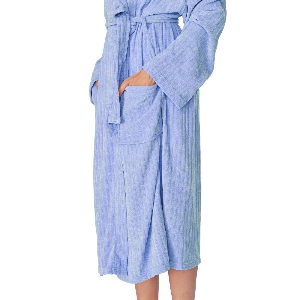Tirrinia Women's Premium Chenille Bathrobe, Classic Soft Lounge Robe Product Image