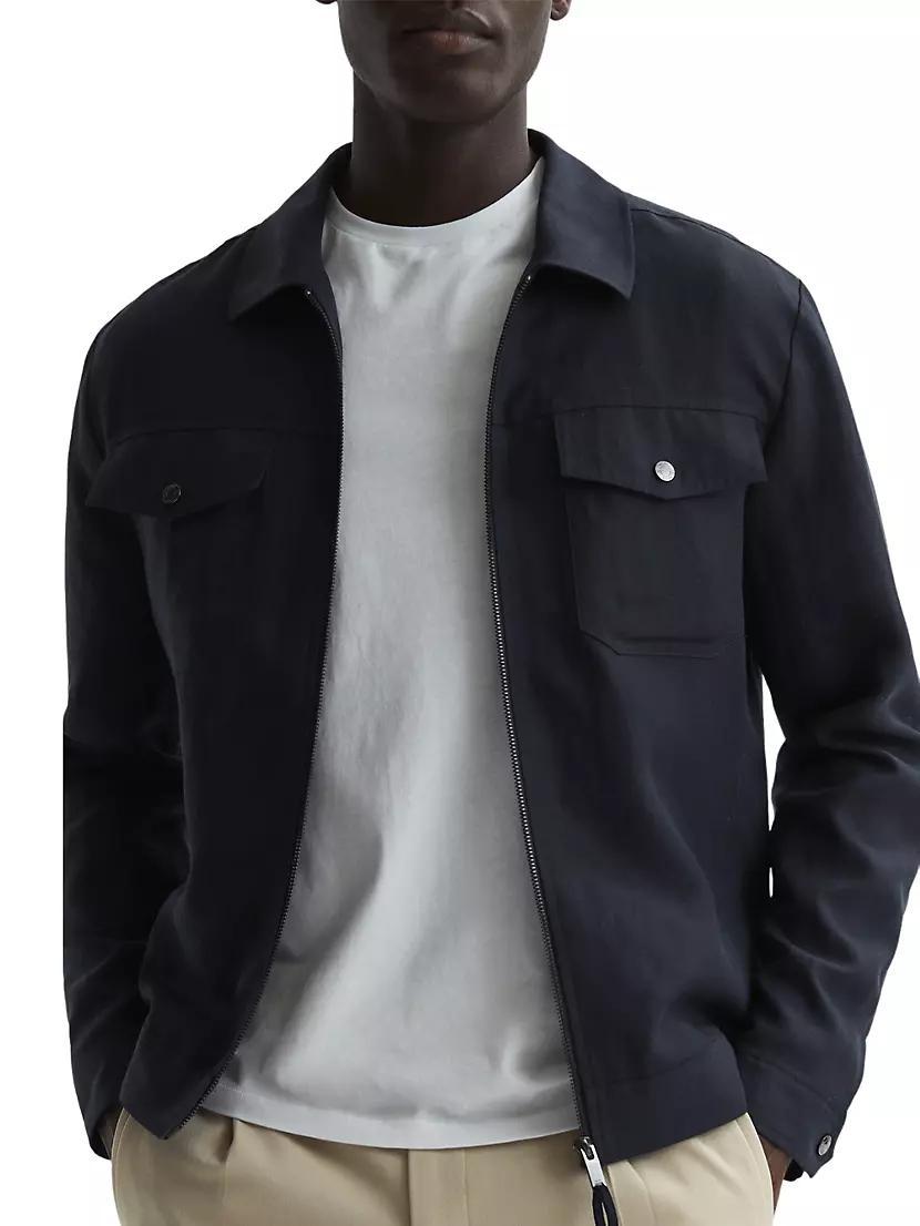 Mens Tile Wool-Blend Hoodie Product Image