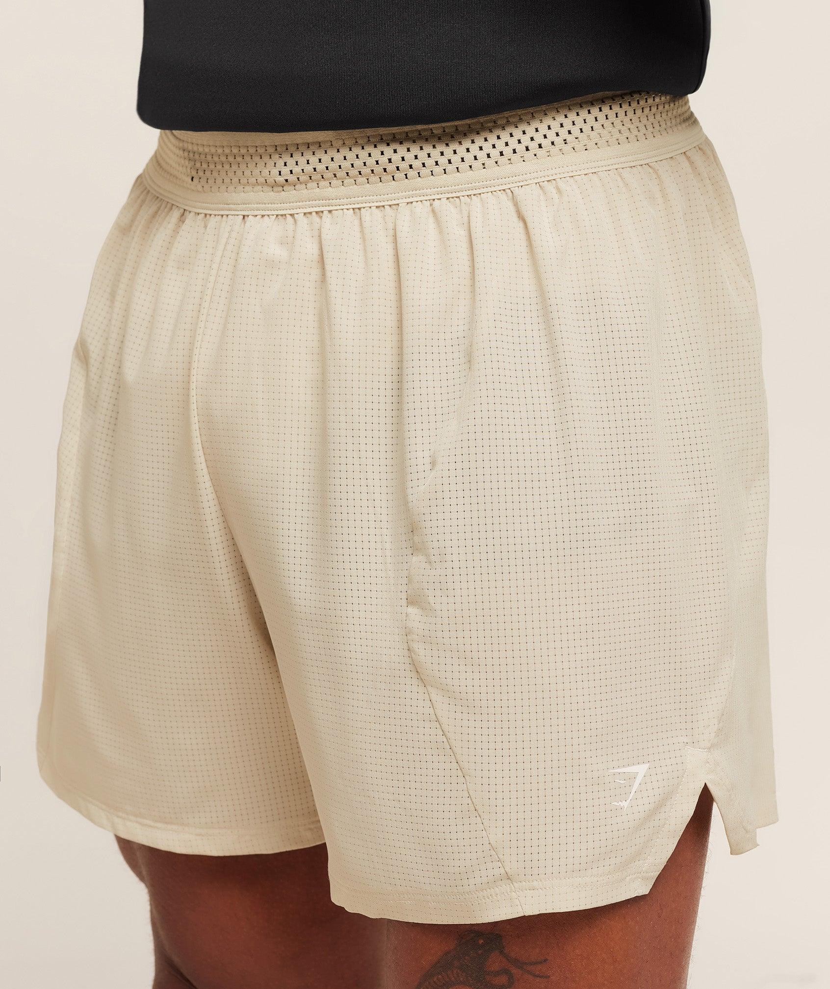 Gymshark Running Short 5" - Pebble Grey Male Product Image