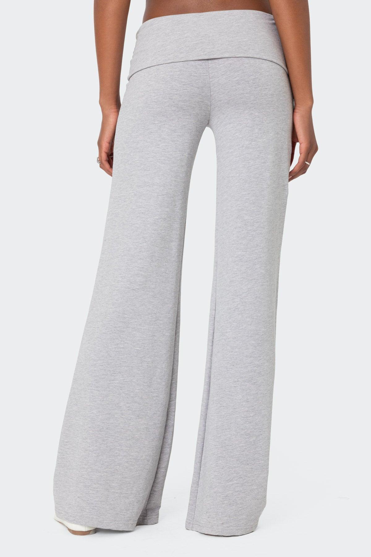Wide Leg Fold Over Pants Product Image