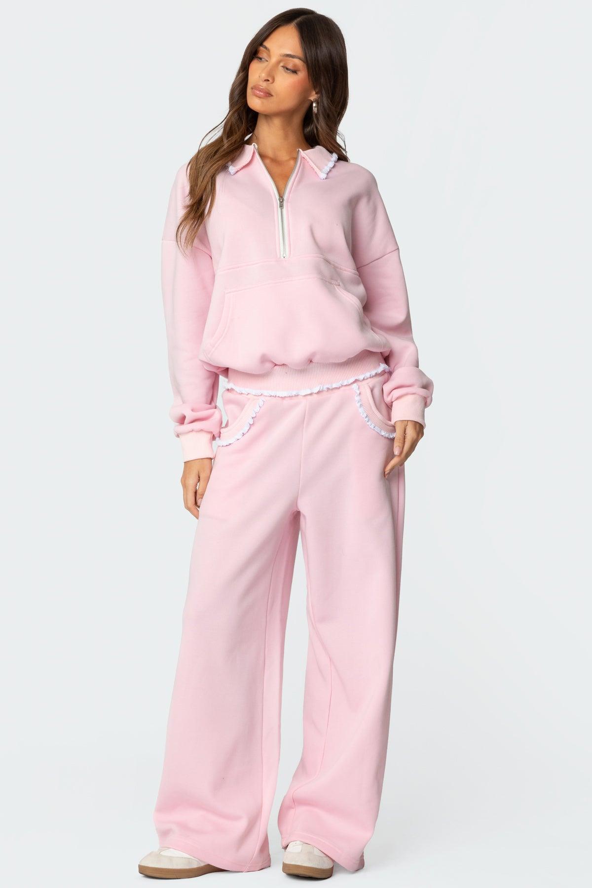 Ashtin Ruffle Trim Sweatpants Product Image