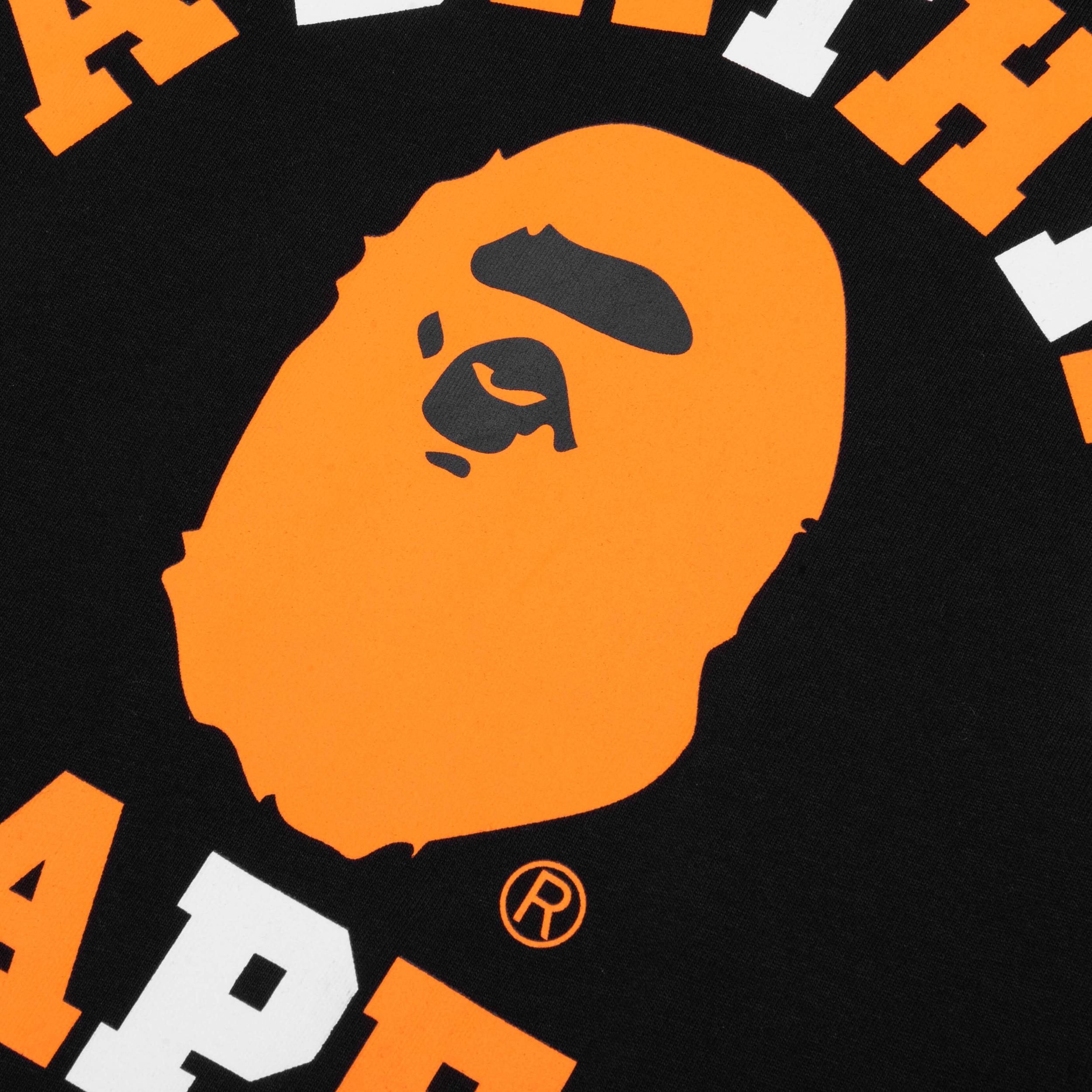 Feature x Bape College Relaxed Fit Tee - Black Male Product Image