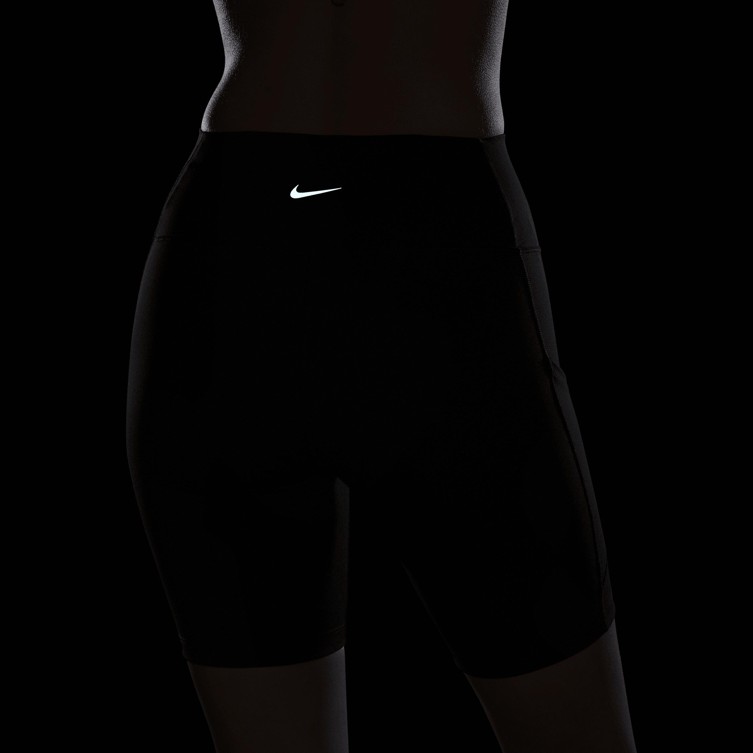 Nike Women's One High-Waisted 8" Biker Shorts with Pockets Product Image