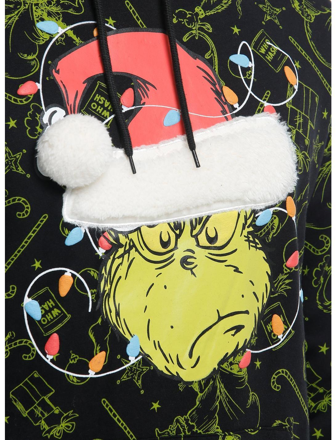 Dr. Seuss How The Grinch Stole Christmas! Allover Print Hoodie Product Image