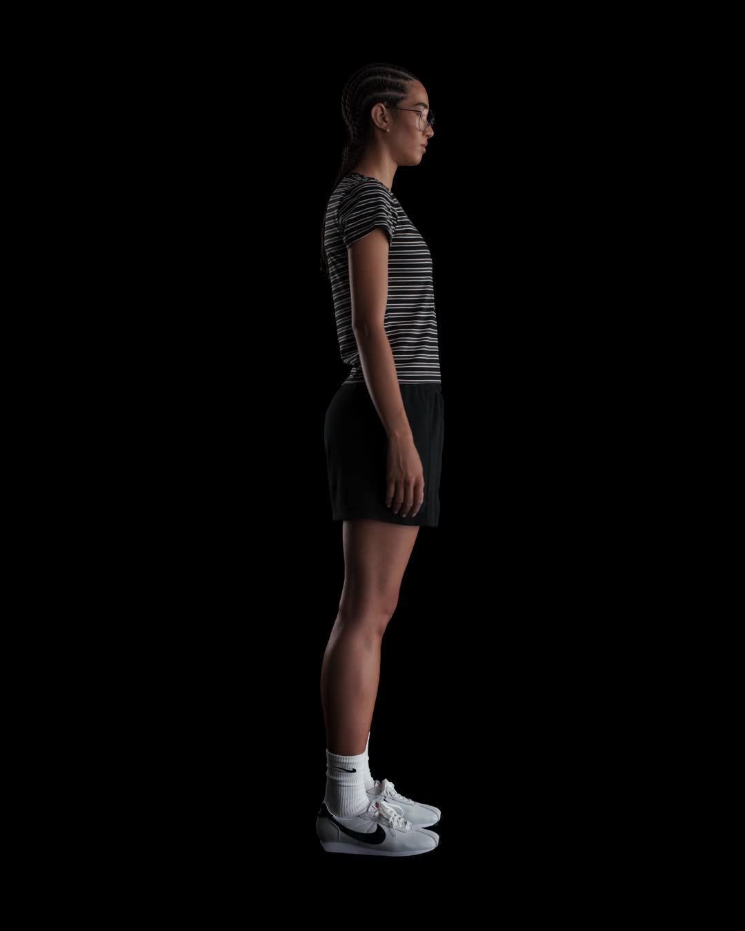 Nike Sportswear Chill Knit Women's Slim Striped T-Shirt Product Image