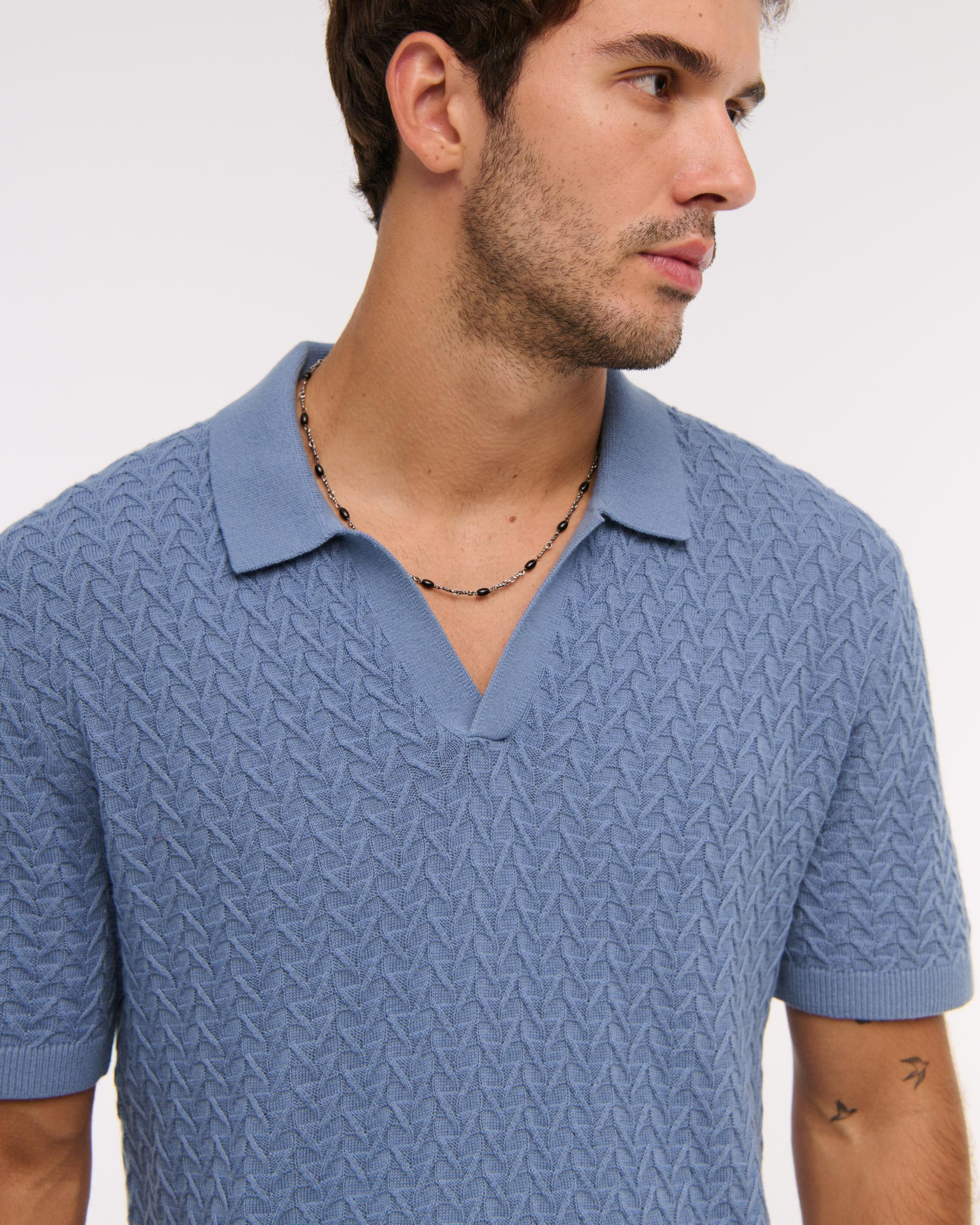 Vintage-wash cotton pocket T-shirt Product Image