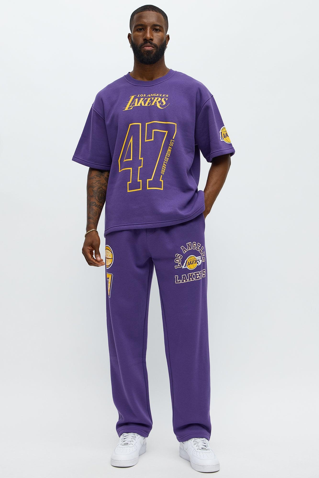 Lakers Oversized Tee - Purple Product Image