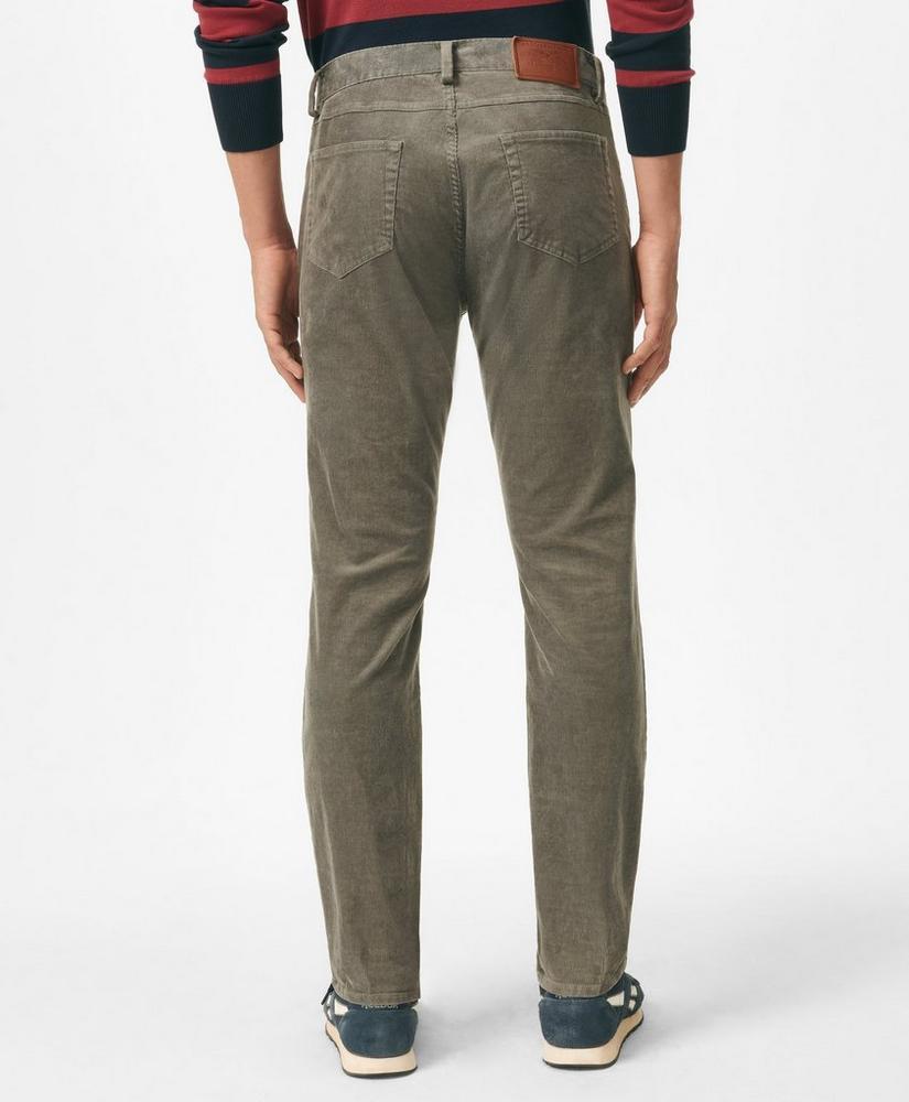 Slim Fit Five-Pocket Stretch Corduroy Pants Product Image