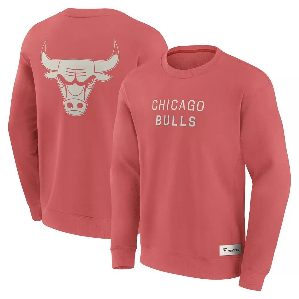 Men's Fanatics Red Chicago Bulls Elements Future Ground Lettering Pullover Sweatshirt, Size: XL Product Image