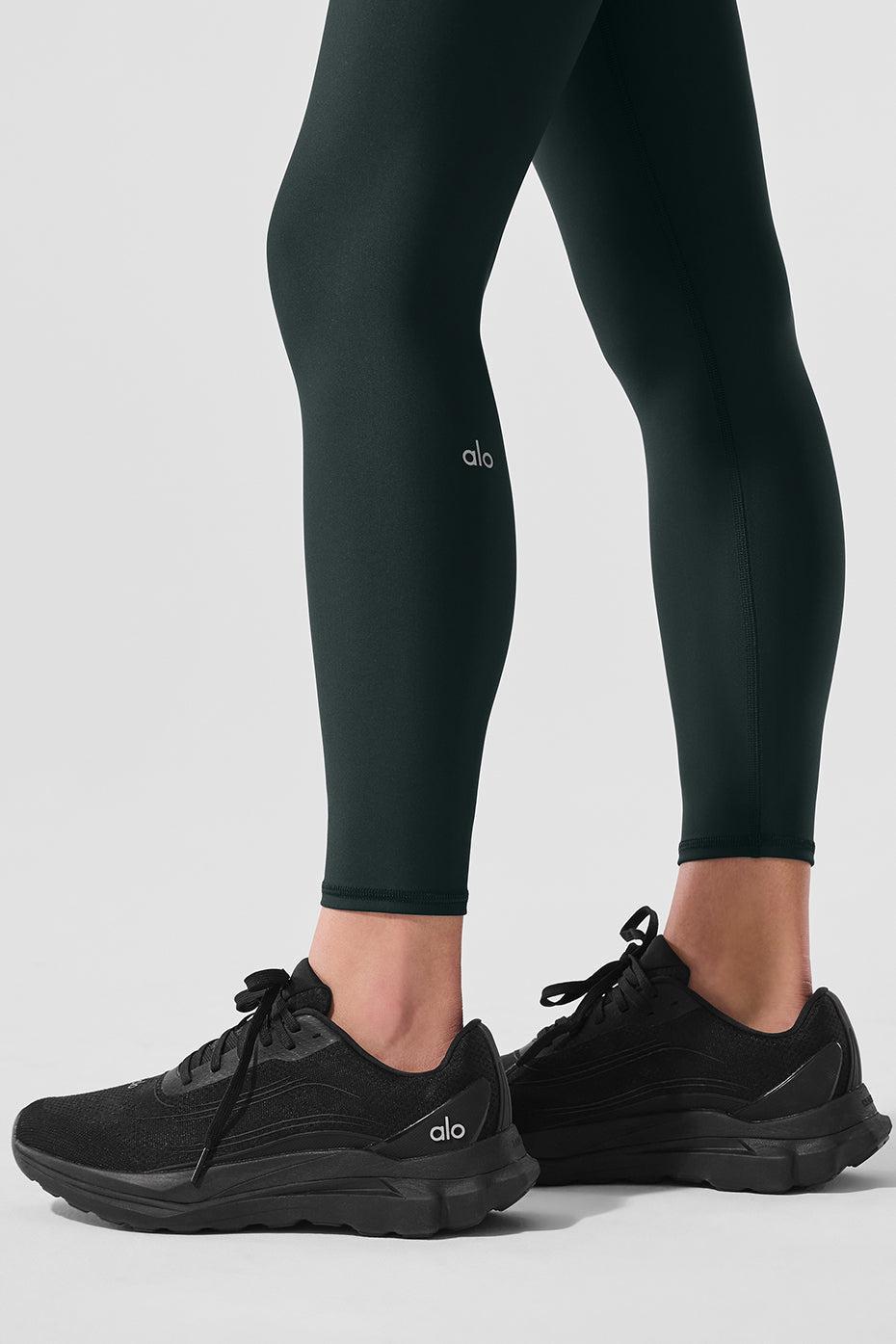 7/8 High-Waist Airlift Legging - Charcoal Green Product Image