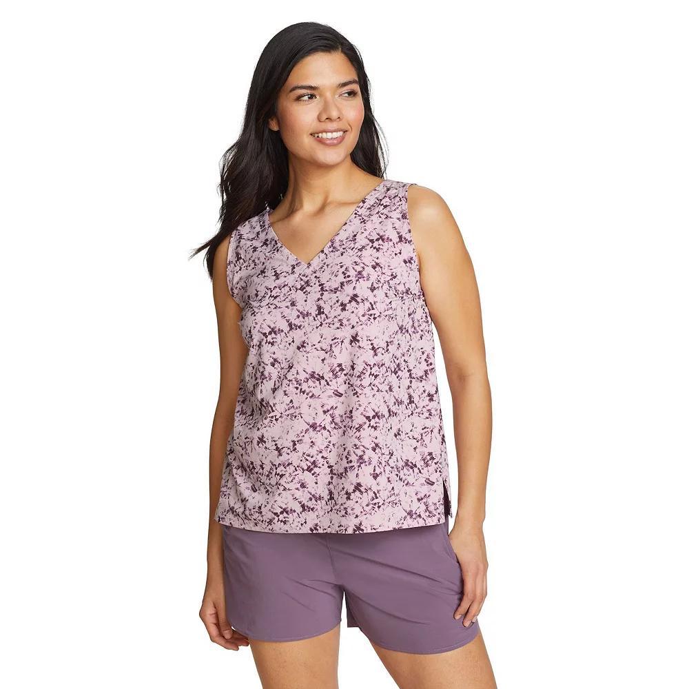 Women's Eddie Bauer Departure V-Neck Tank Top, Size: XS, Dusty Purple Product Image