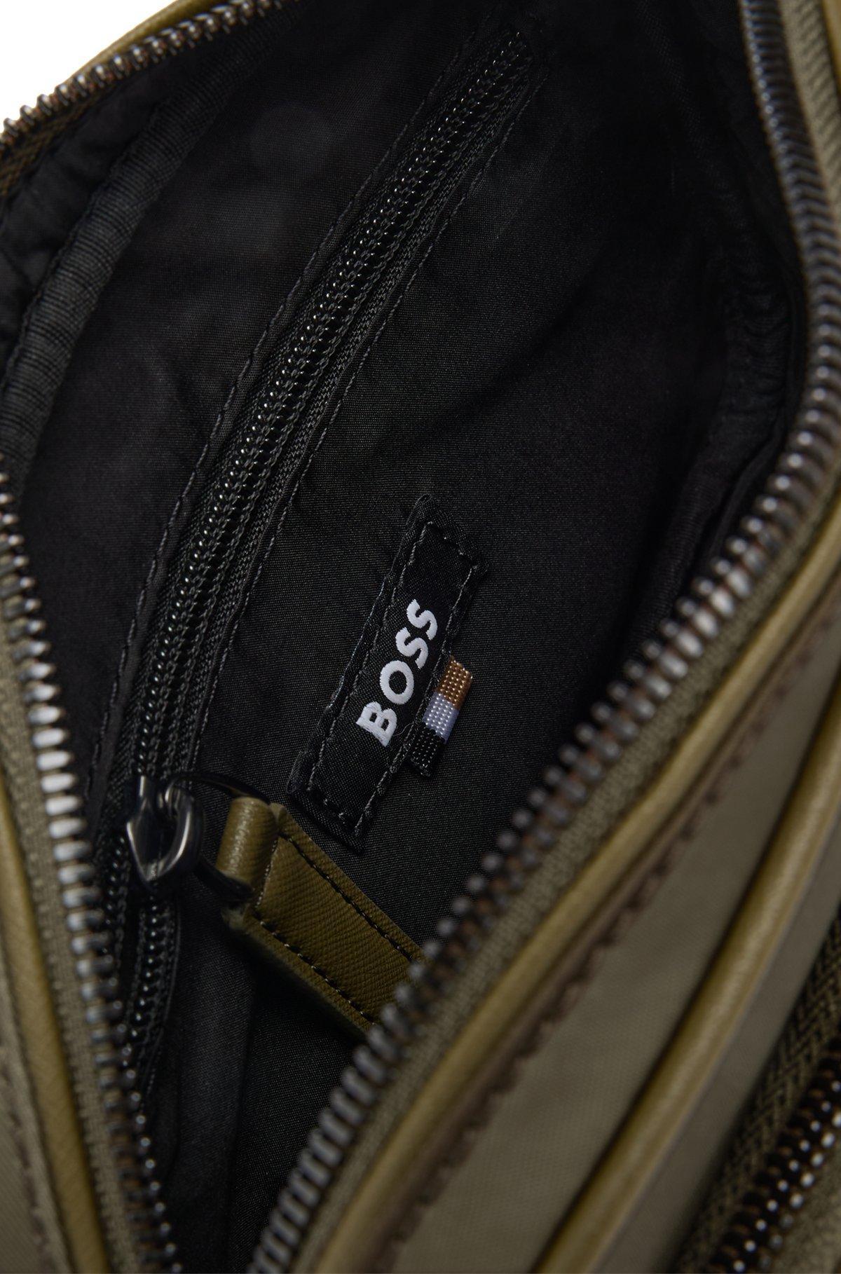 Twill crossbody bag with Double B monogram Product Image