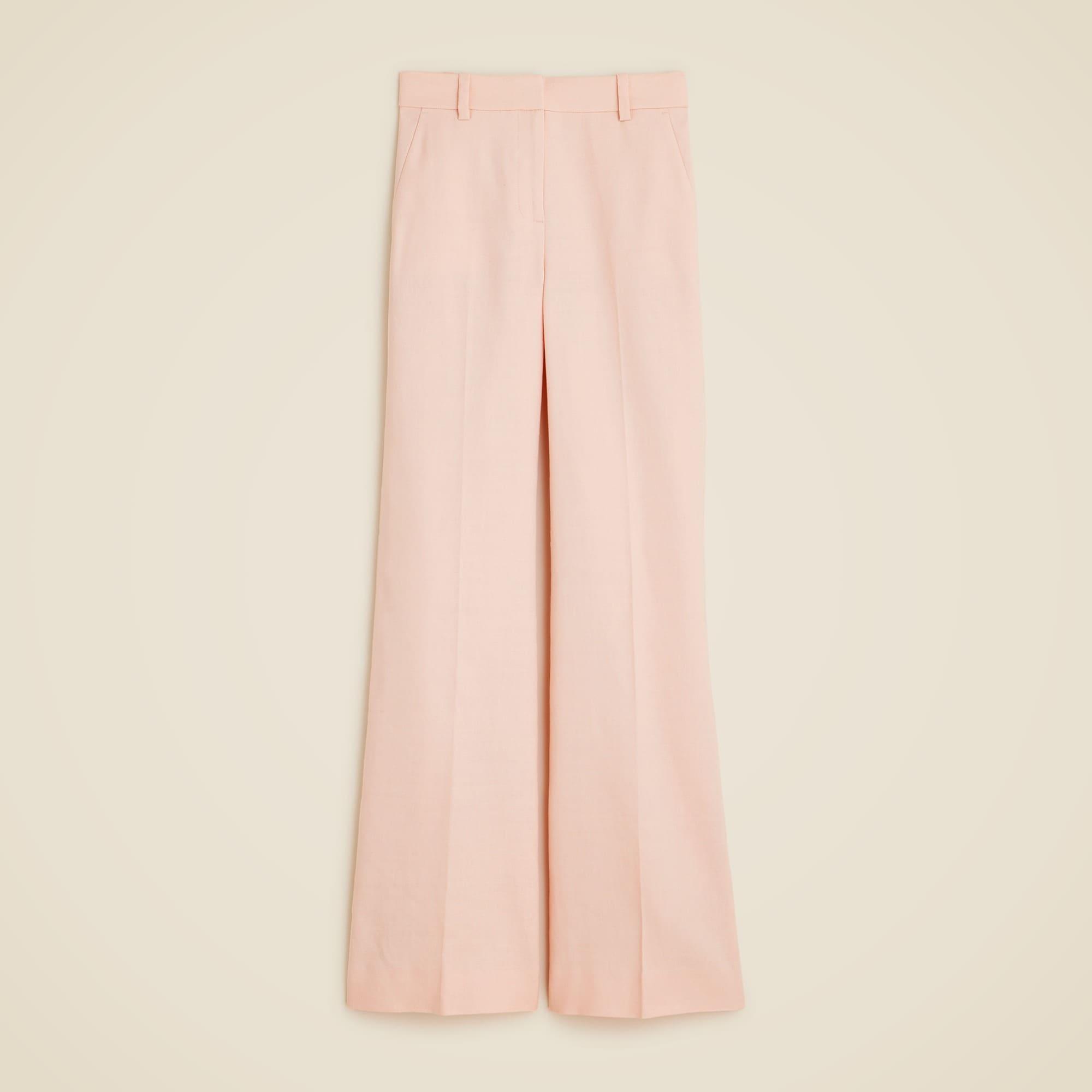 Carolina flare pant in stretch linen blend Product Image