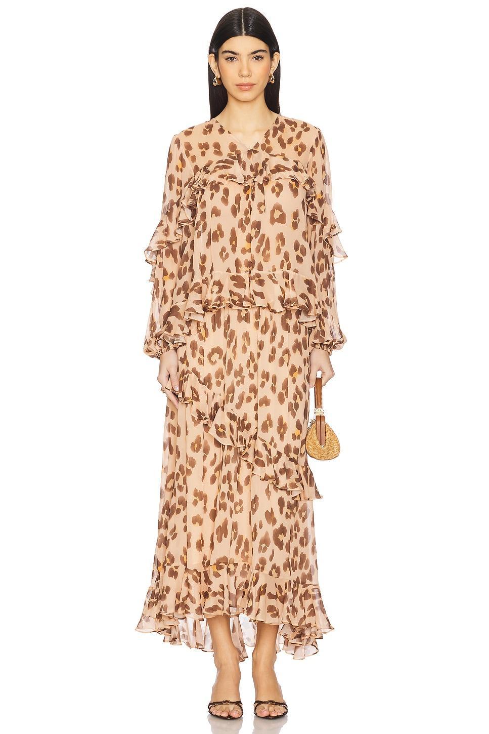 Illuminate V Neck Flutter Top Zimmermann Product Image