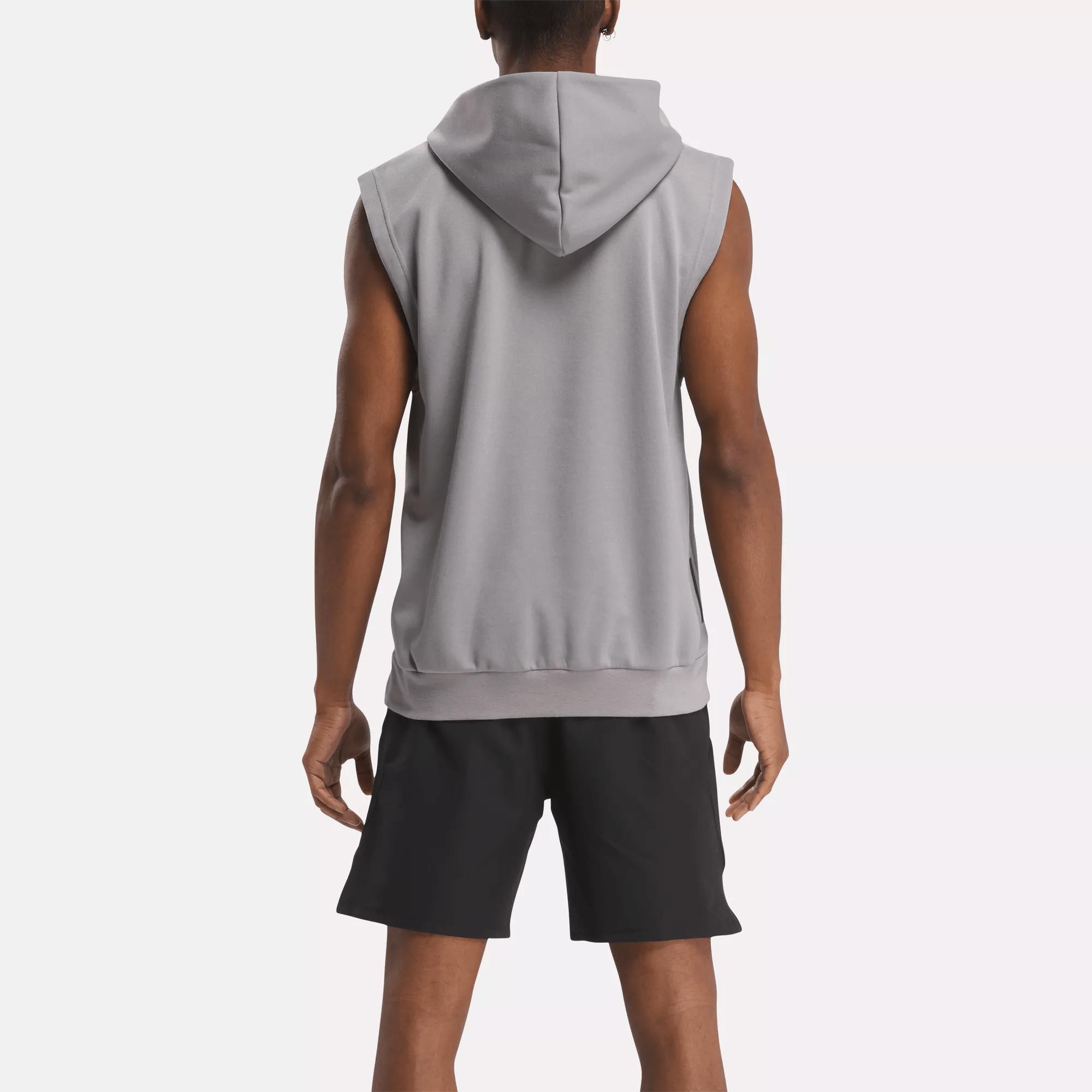 Men's Strength Sleeveless Hoodie Male Product Image