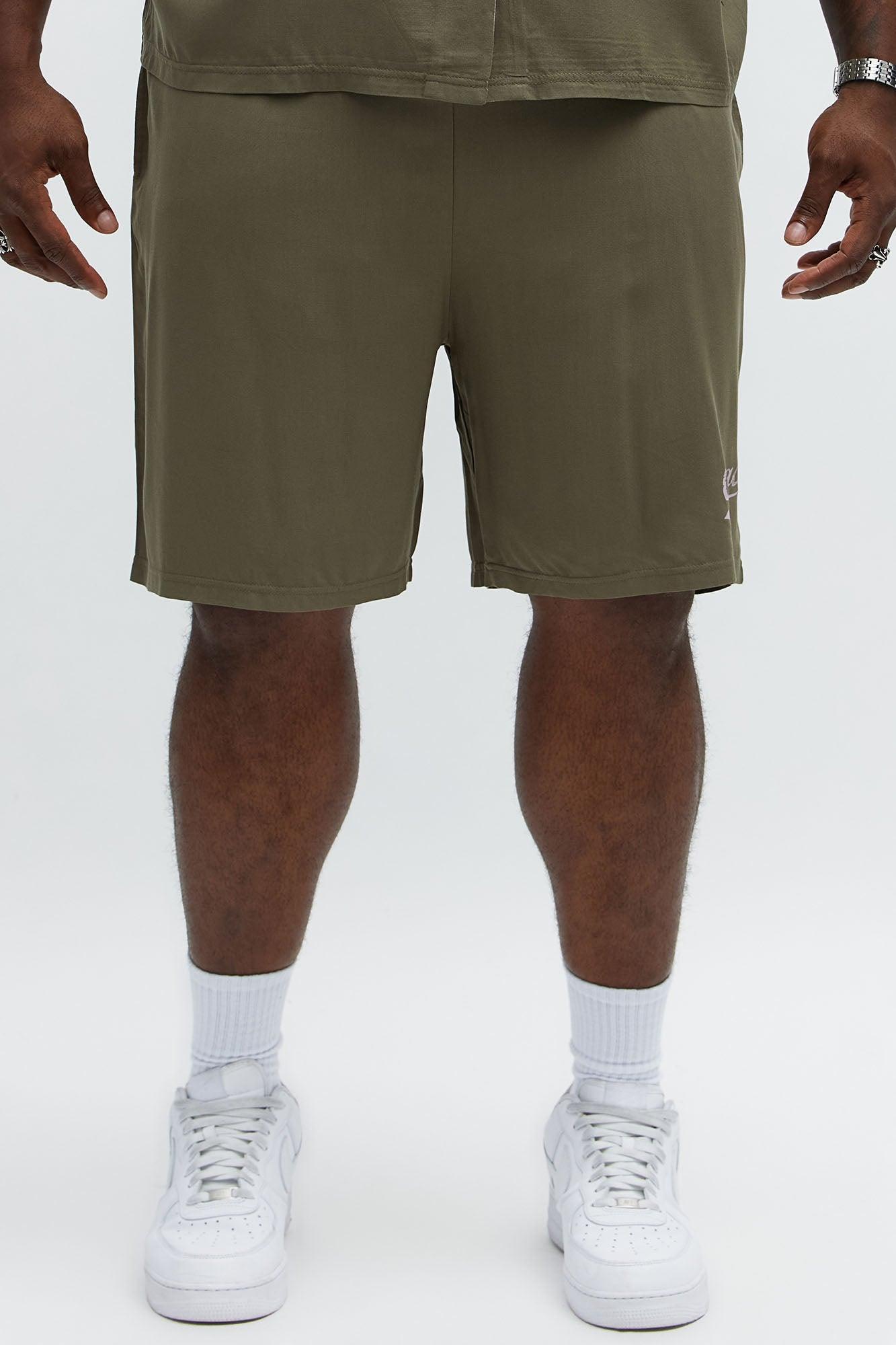 Relaxed Coach Shorts - Brown/combo Product Image