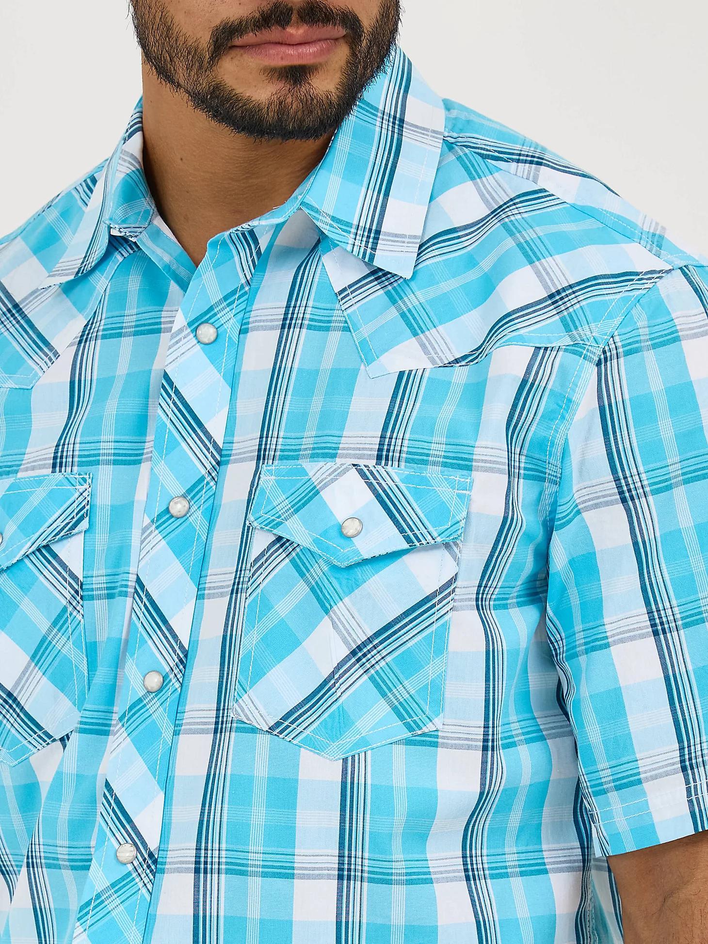 Men's 20X® Competition Advanced Comfort Short Sleeve Western Snap Shirt | Men's SHIRTS | Wrangler® Product Image