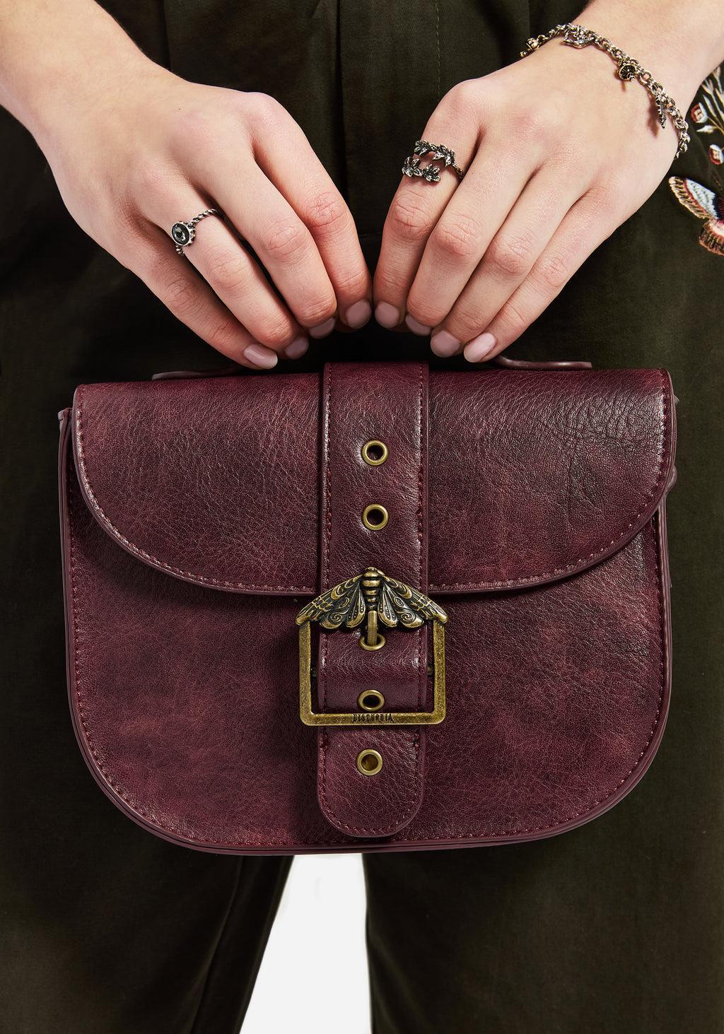 Rosamoth Buckle Crossbody Satchel Bag Product Image