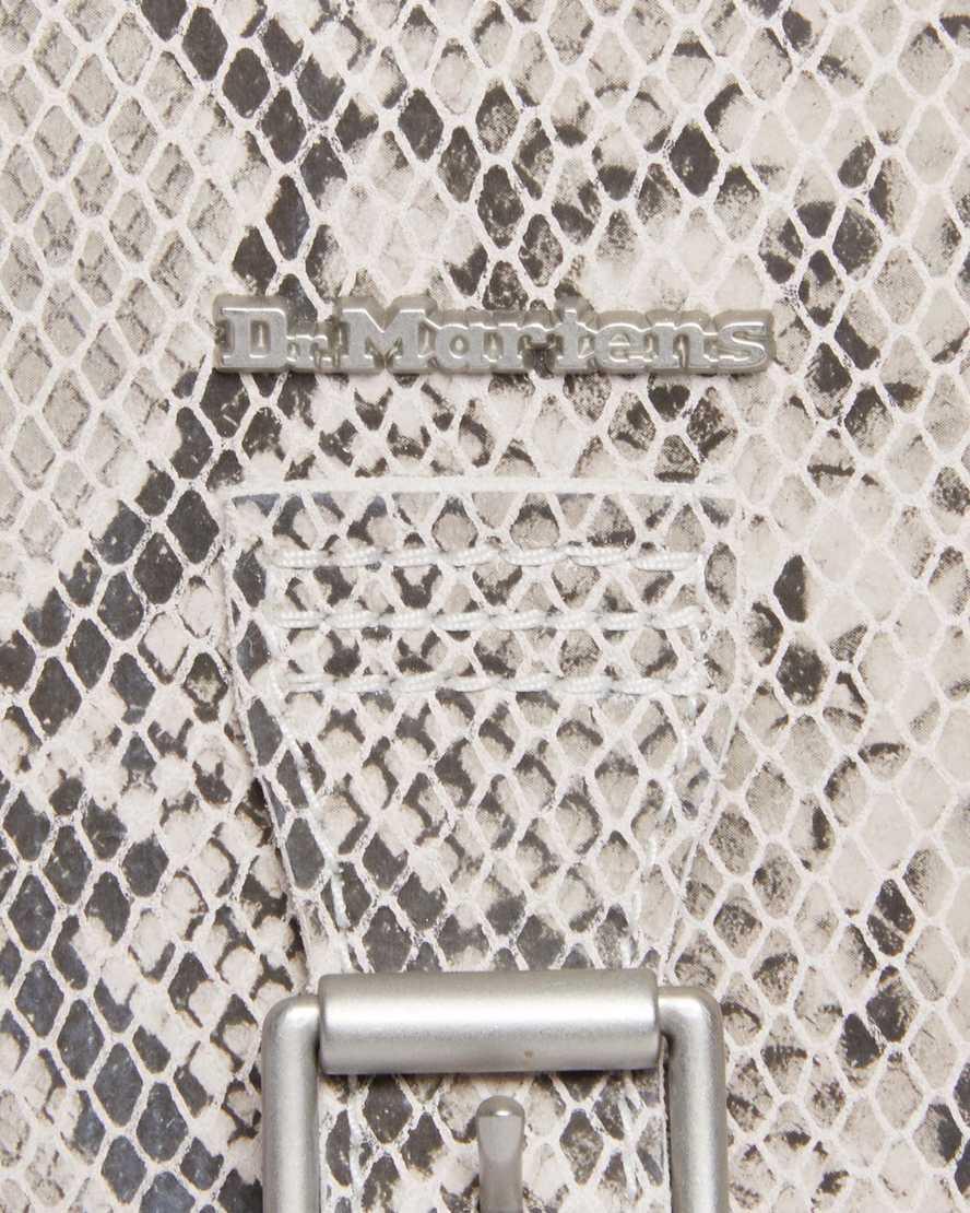 Snake Print Leather Vertical Crossbody Bag Product Image
