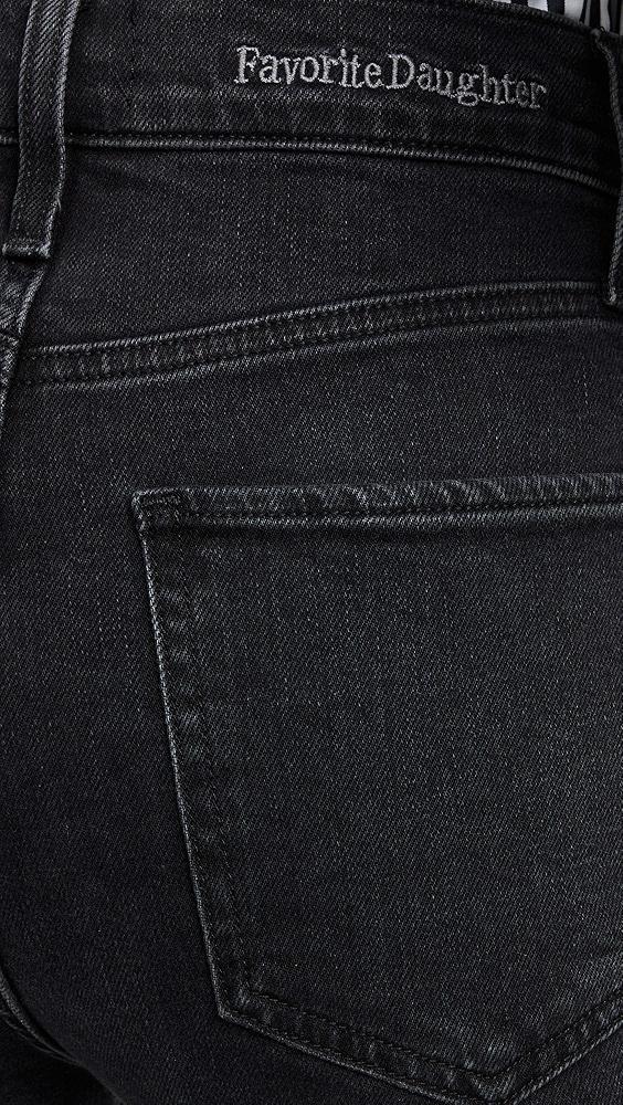 Favorite Daughter Valentina Super High Rise Tower Jeans with Slit Hem | Shopbop Product Image