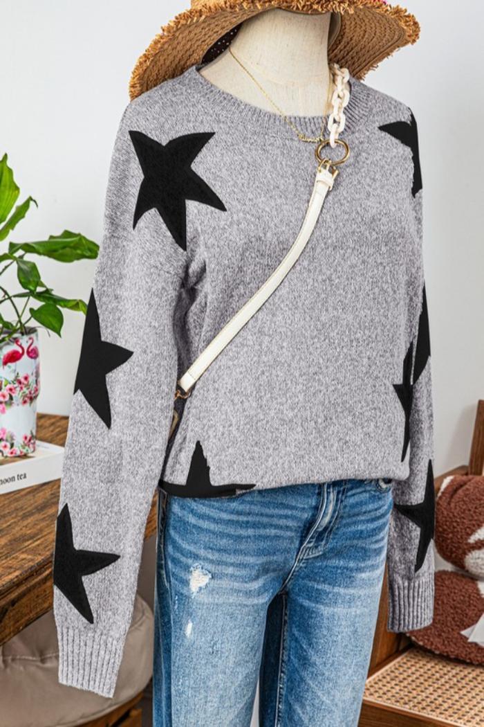 Star Pattern Sweater Product Image