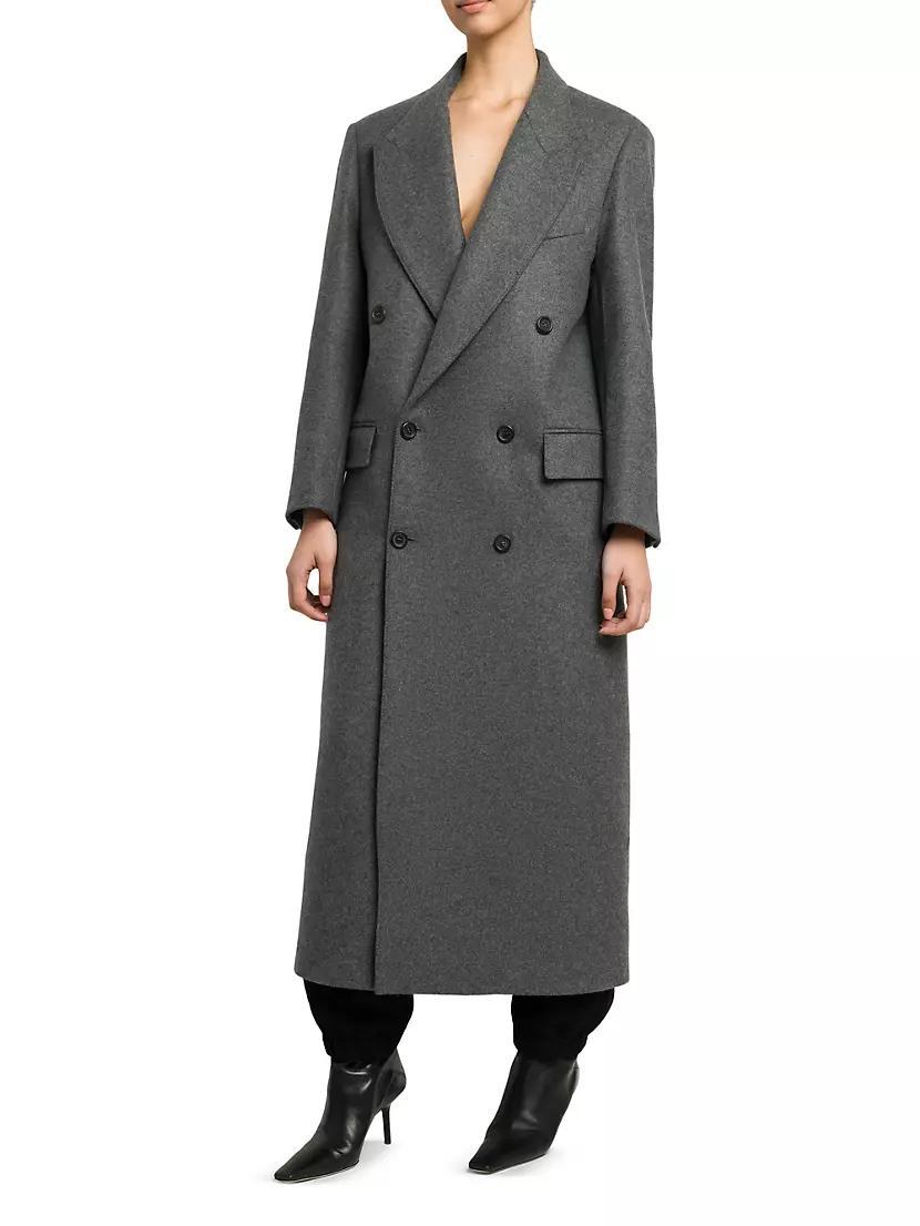 Hadi Wool-Cashmere Peacoat Product Image