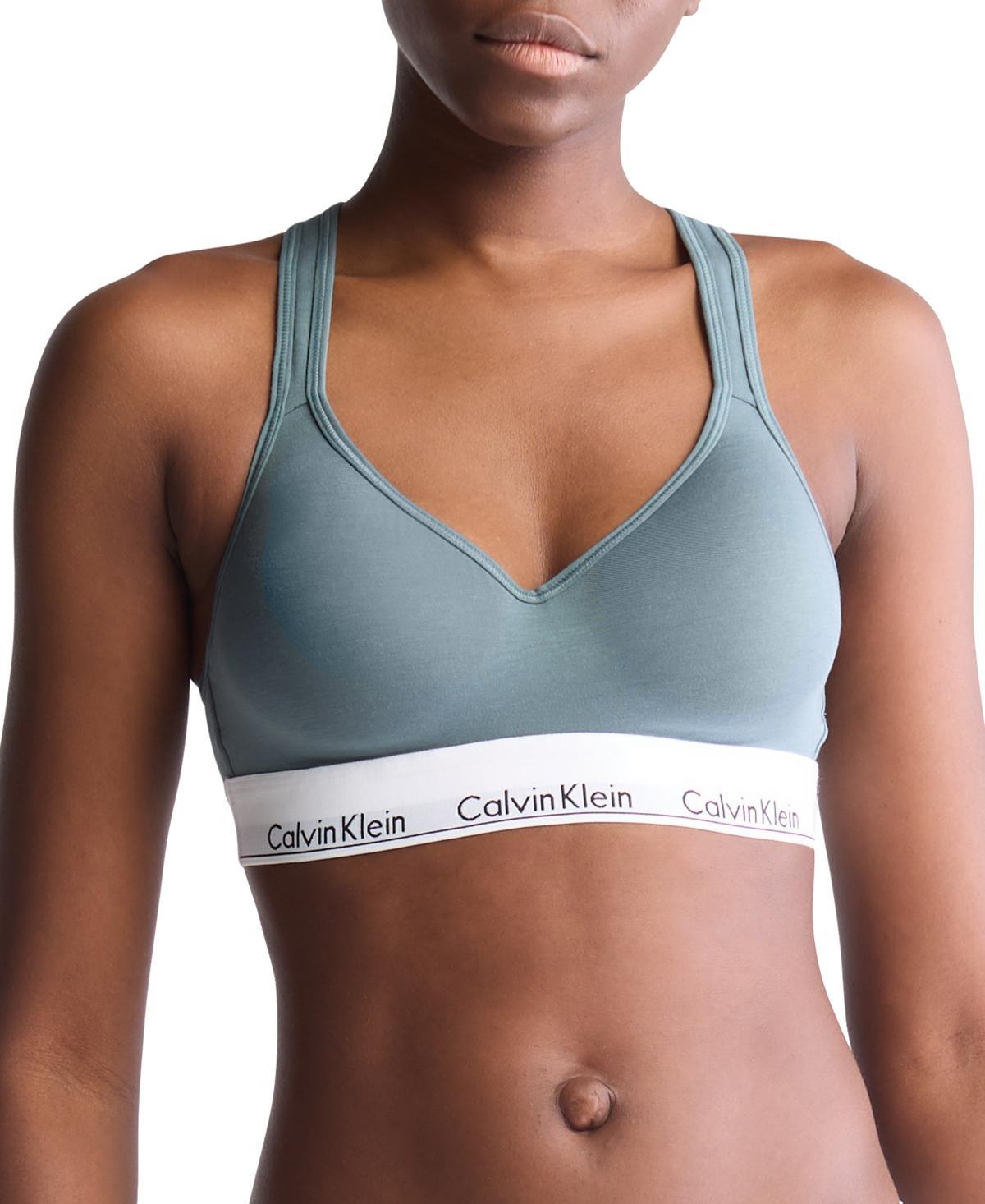 Calvin Klein Modern Cotton Padded Bralette QF1654, Women's, Size: Large, Black Product Image