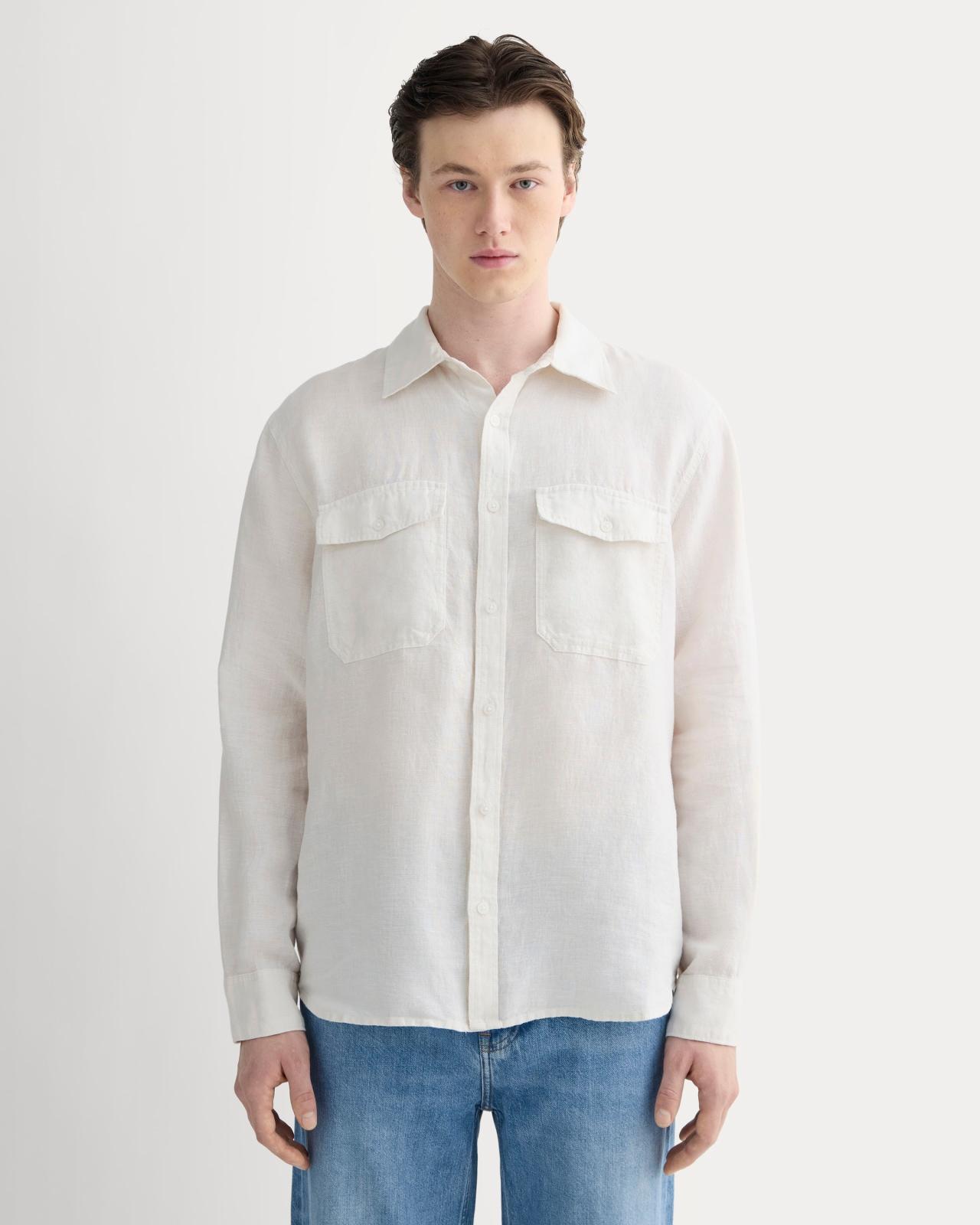 The Linen Utility Shirt Product Image