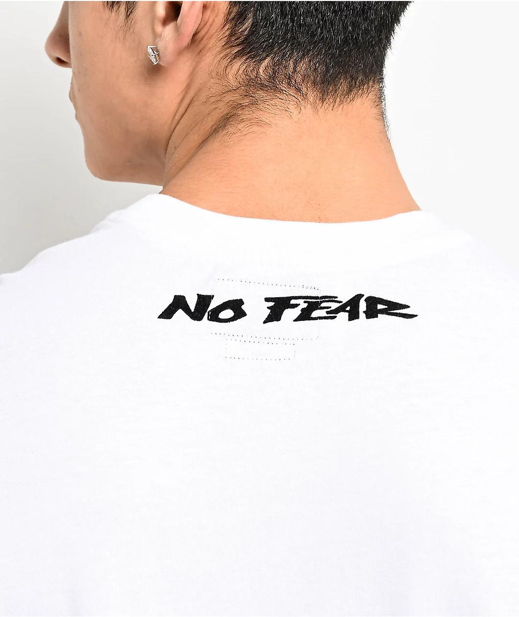 NO FEAR Biohazard White T-Shirt Product Image