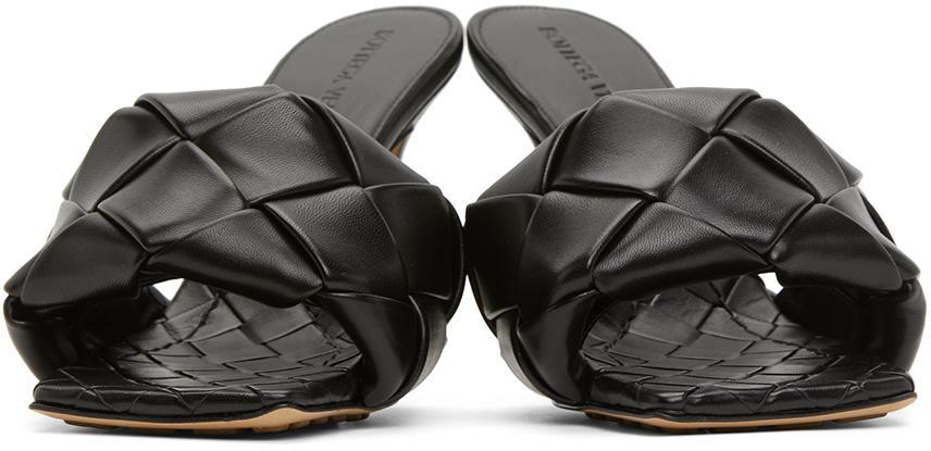 BOTTEGA VENETA Bv Lido 120mm Intrecciato Sandals In Black Product Image