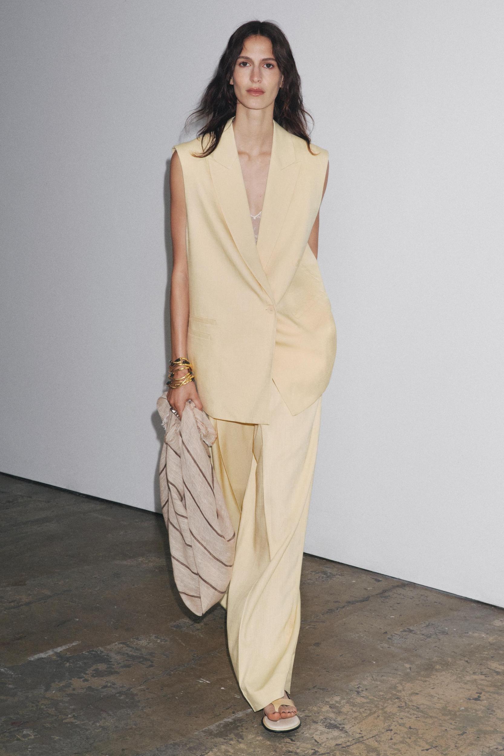 ZW COLLECTION WIDE LEG PLEATED PANTS Product Image