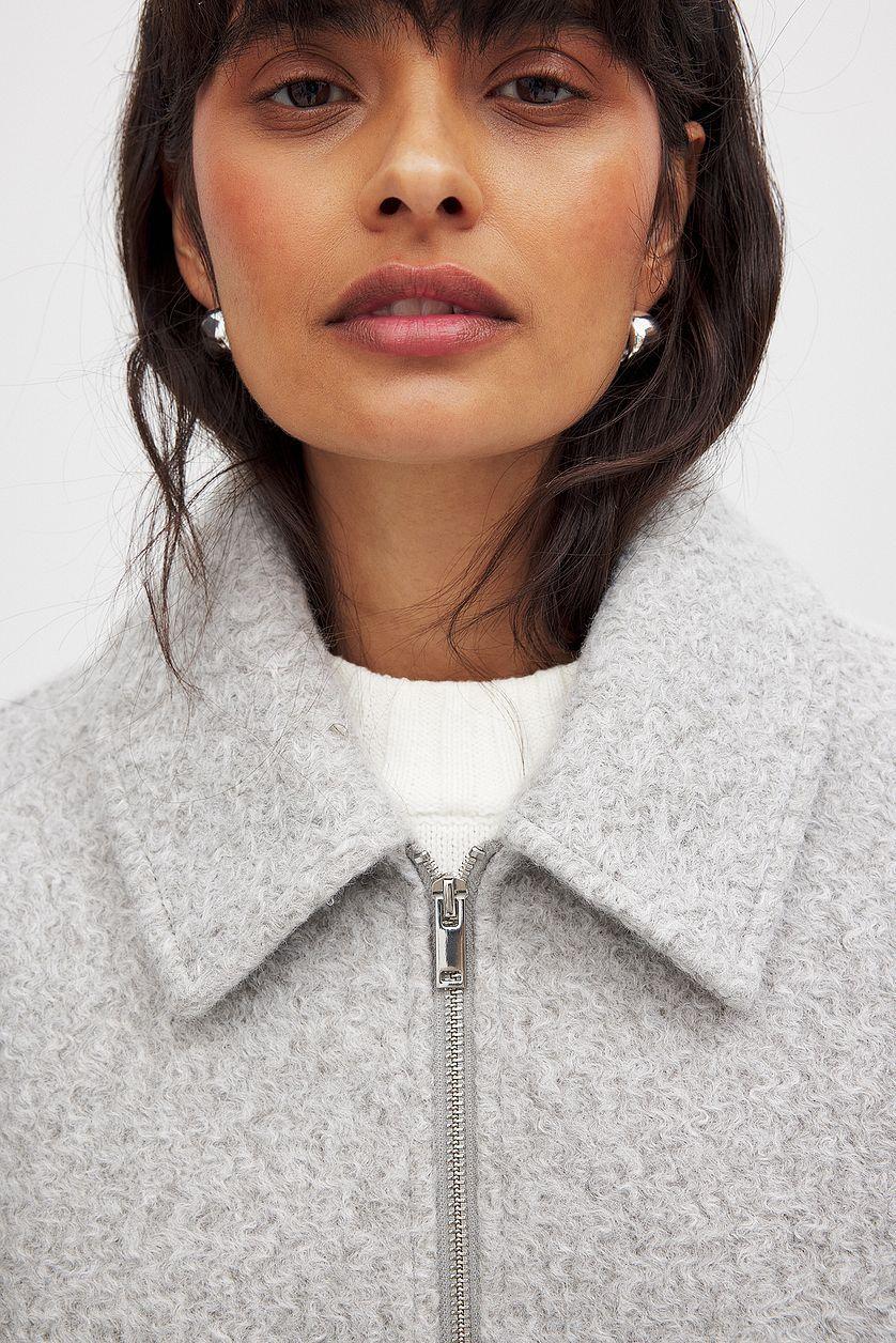 Boucle Zip Jacket Product Image