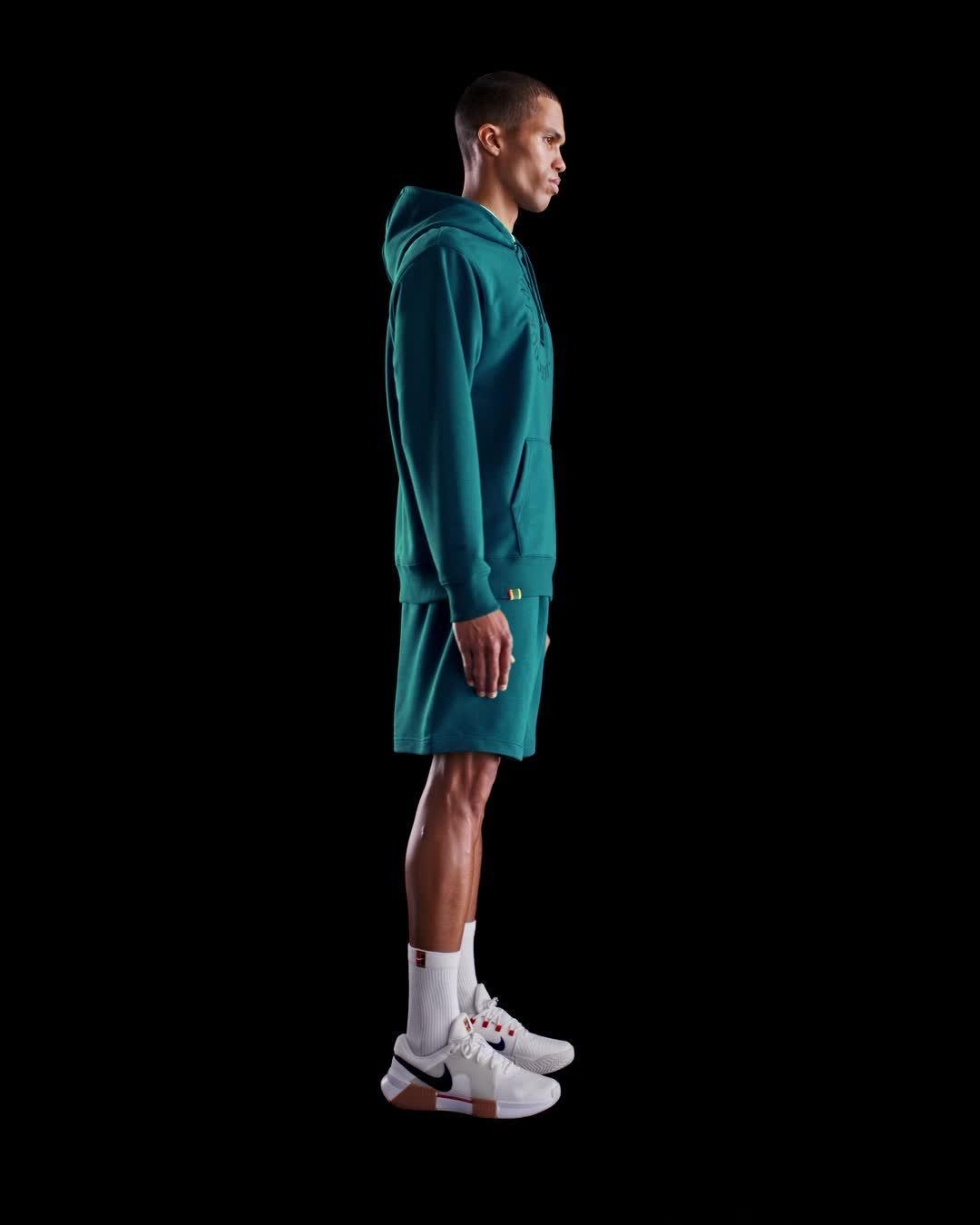 Nike Men's Court Heritage Dri-FIT French Terry Tennis Pullover Hoodie Product Image