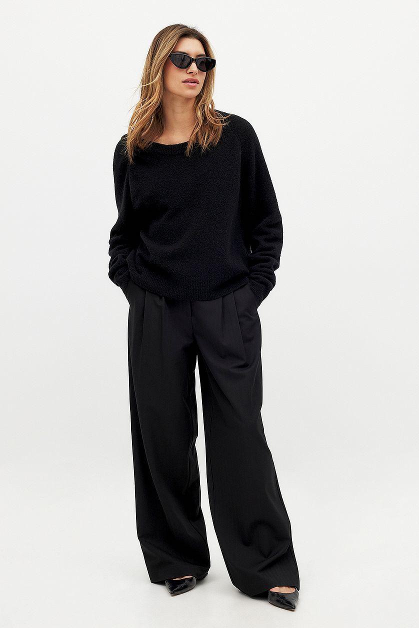 Wool Blend Twist Detail Sweater Product Image