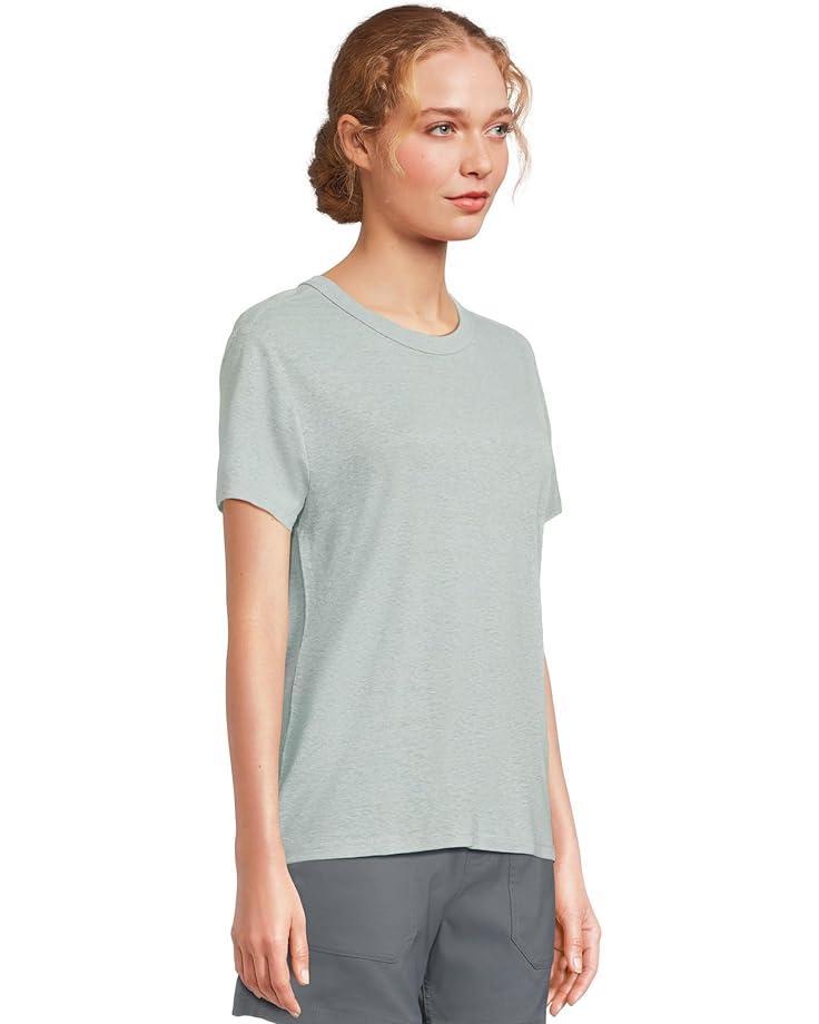 Striped Baby Tee With Crest Button Detail Product Image