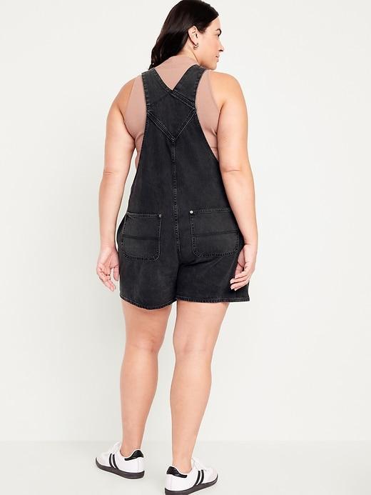 Slouchy Jean Shortalls -- 3.5-inch inseam Product Image