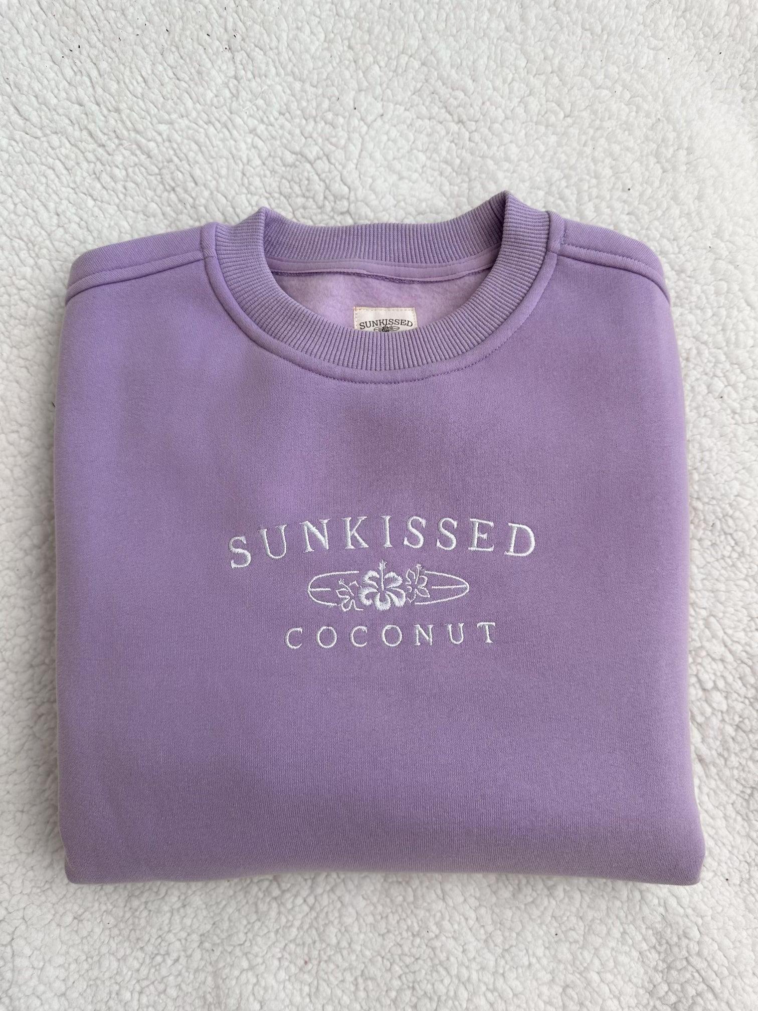 Sunkissedcoconut Embroider Sweatshirt Product Image