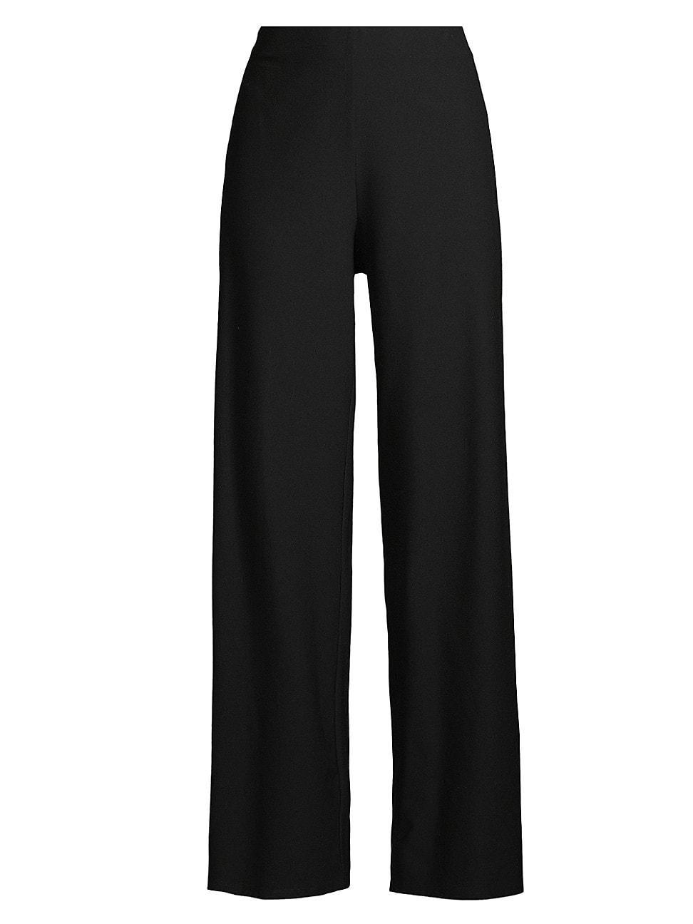 Eileen Fisher High-Waisted Wide Full Length Pants Women's Clothing Product Image