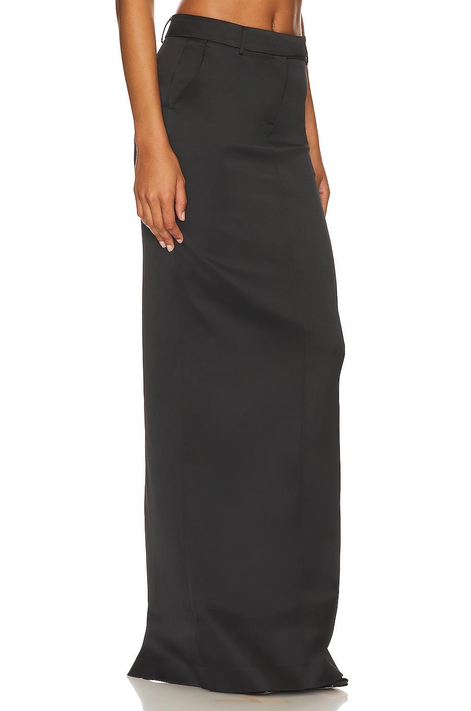 Long Satin Skirt Product Image