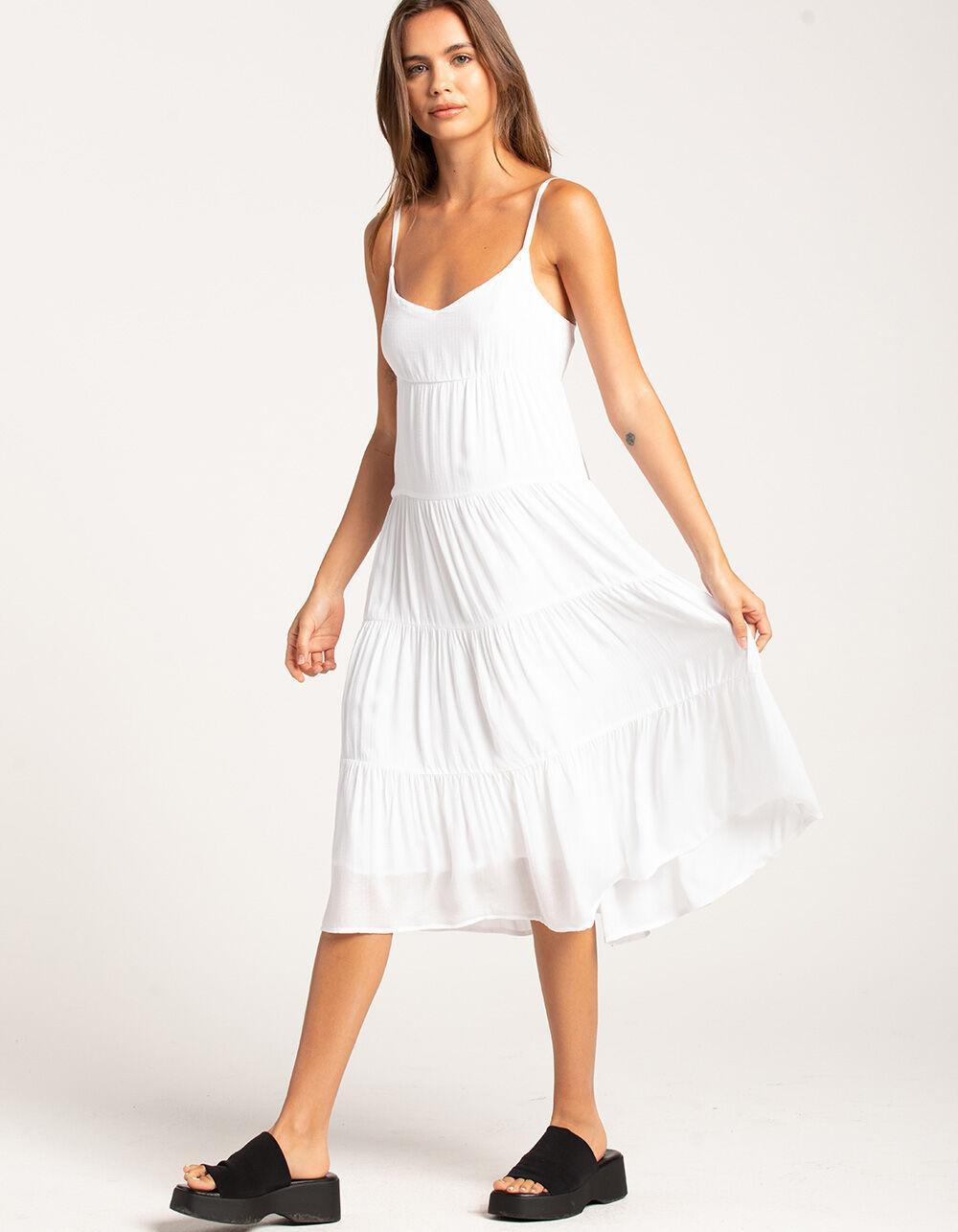 RSQ Womens Solid Tier Midi Dress Product Image