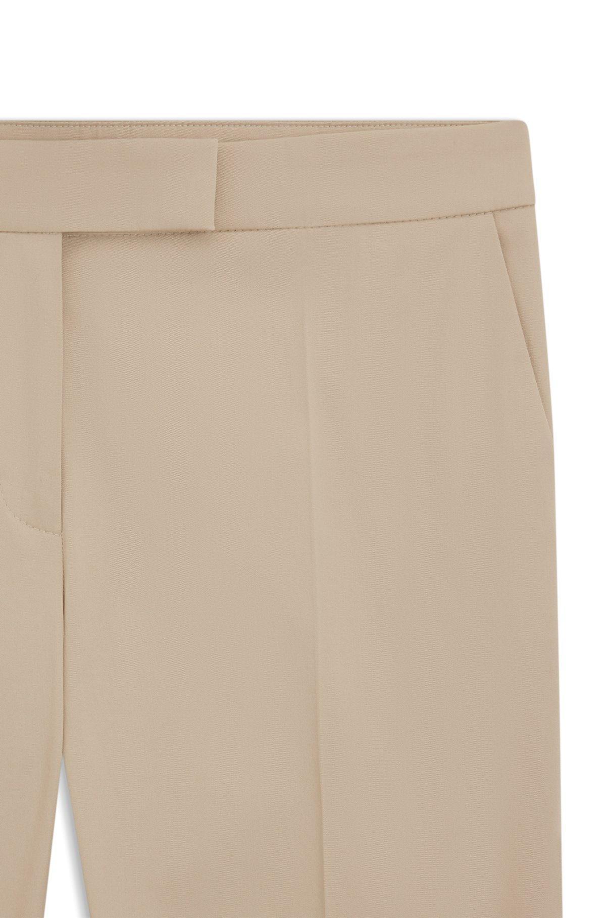 BOSS - Slim-fit pants in stretch cotton - Light Beige Product Image