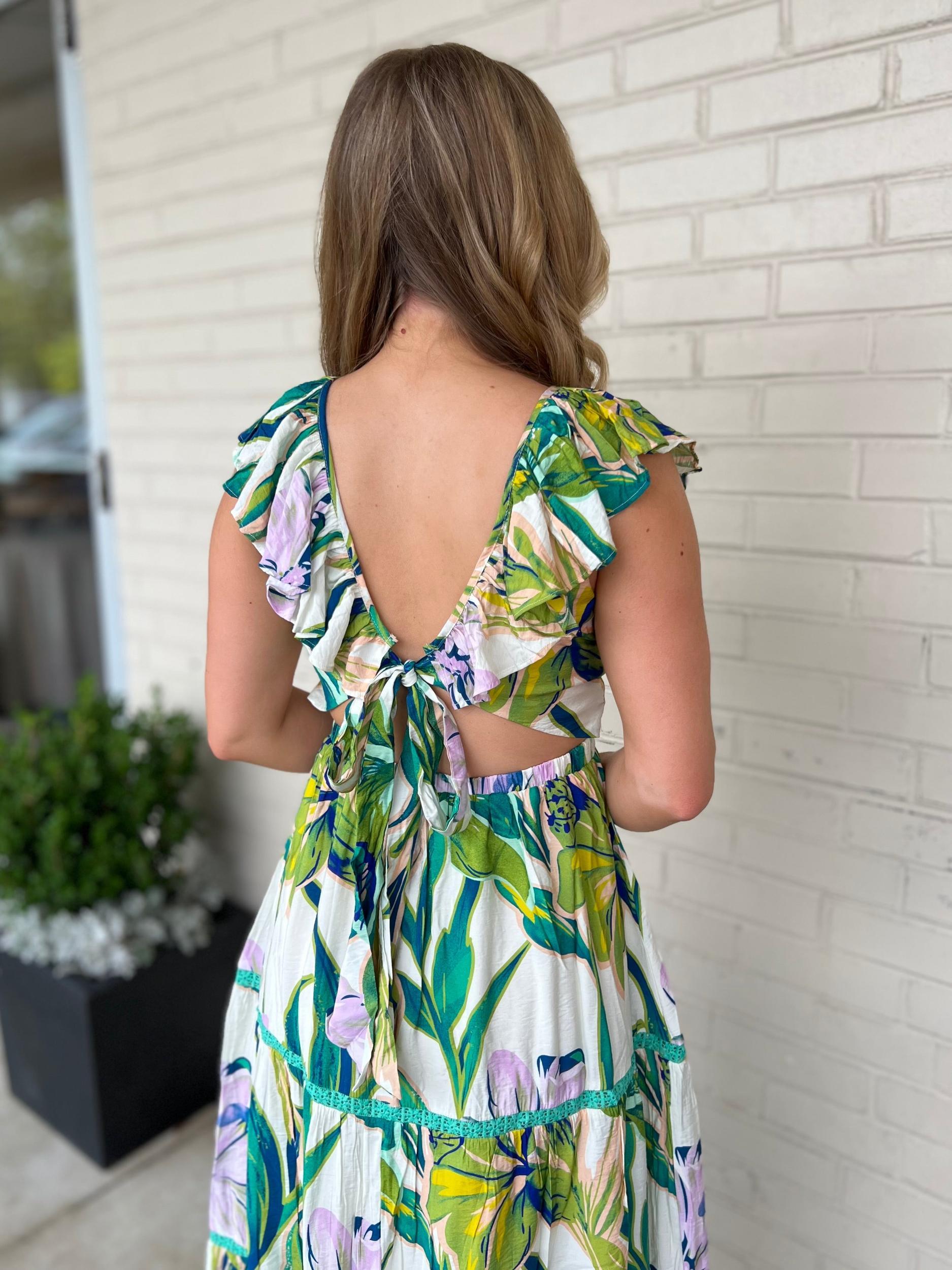 Skylar Floral Midi Dress Product Image